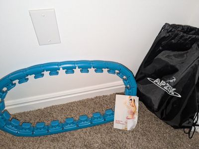 APZEK Smart Weighted Fitness Hoop Detachable Exercise Ring with Bag