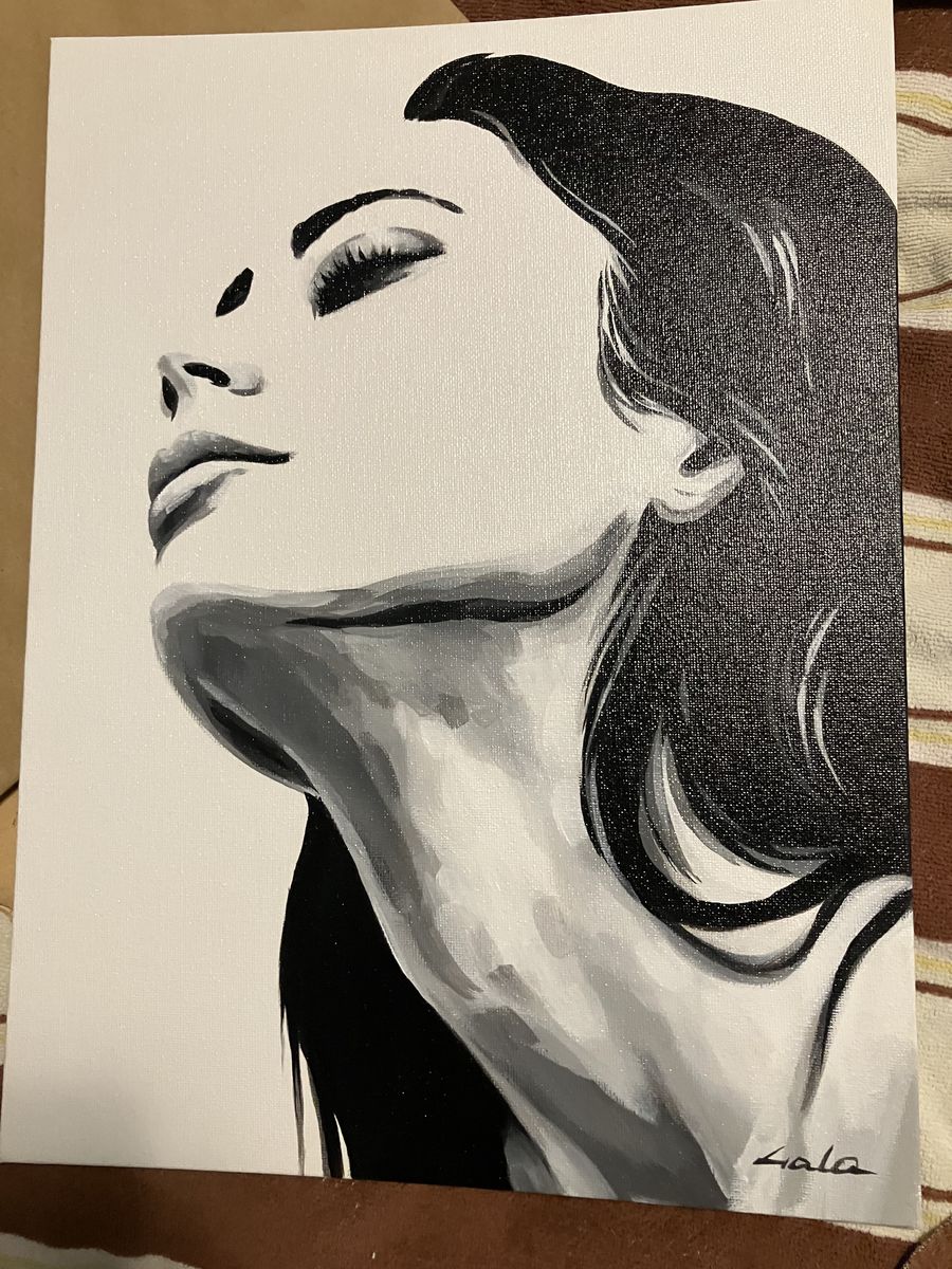 Art painting woman portrait 7