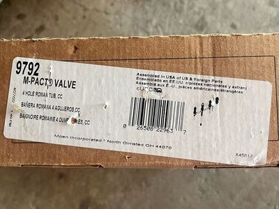 MOEN M-PACT 9792 4-Hole Roman Tub Valve