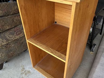 Wooden 2-Shelf Open Stand/Entertainment Center