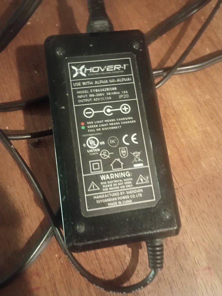 charger for hover 1 alpha scooter