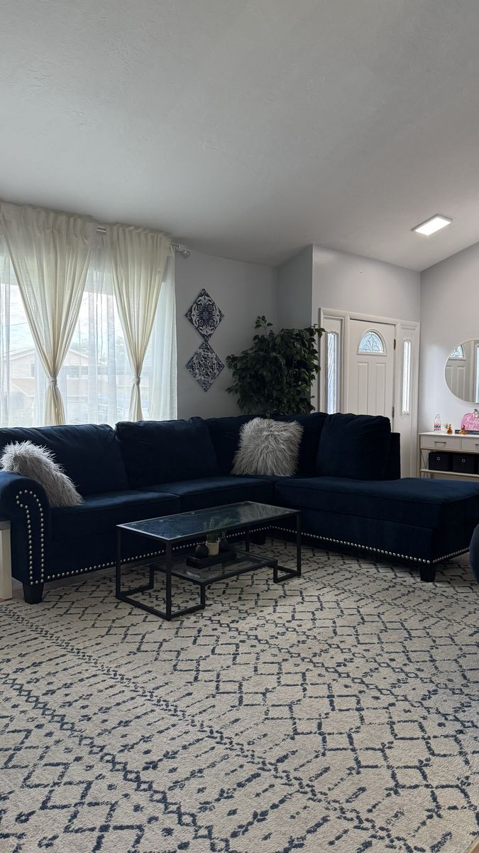 Ashley L shape sofa