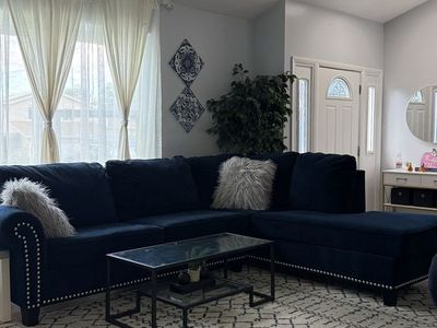 Ashley L shape sofa