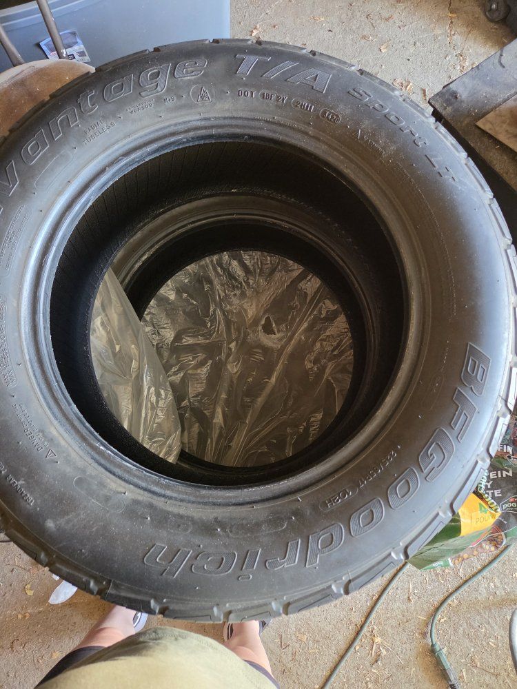BFGoodrich Advantage T/A Sport LT 245/60R18 105H Tires - Set of 4, Excellent Condition