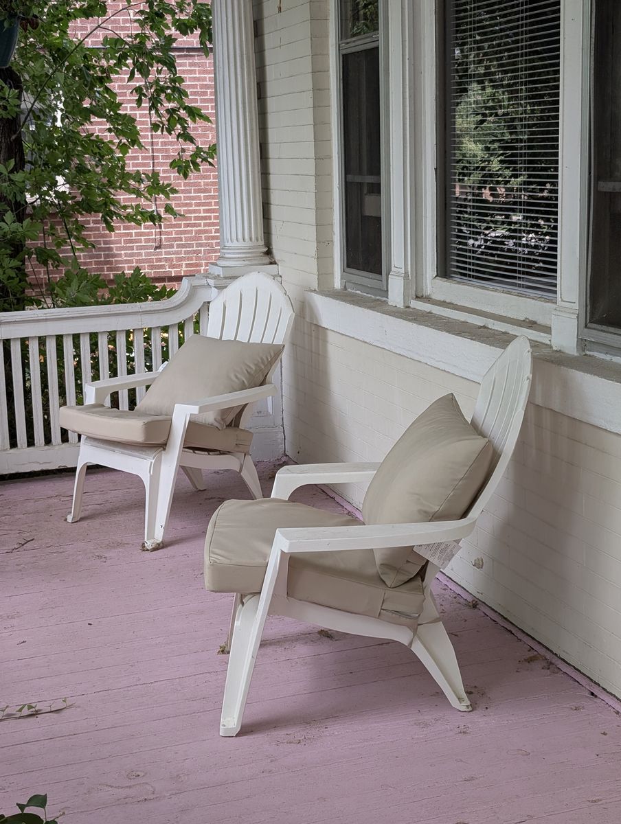 Beige Outdoor Chair Cushions