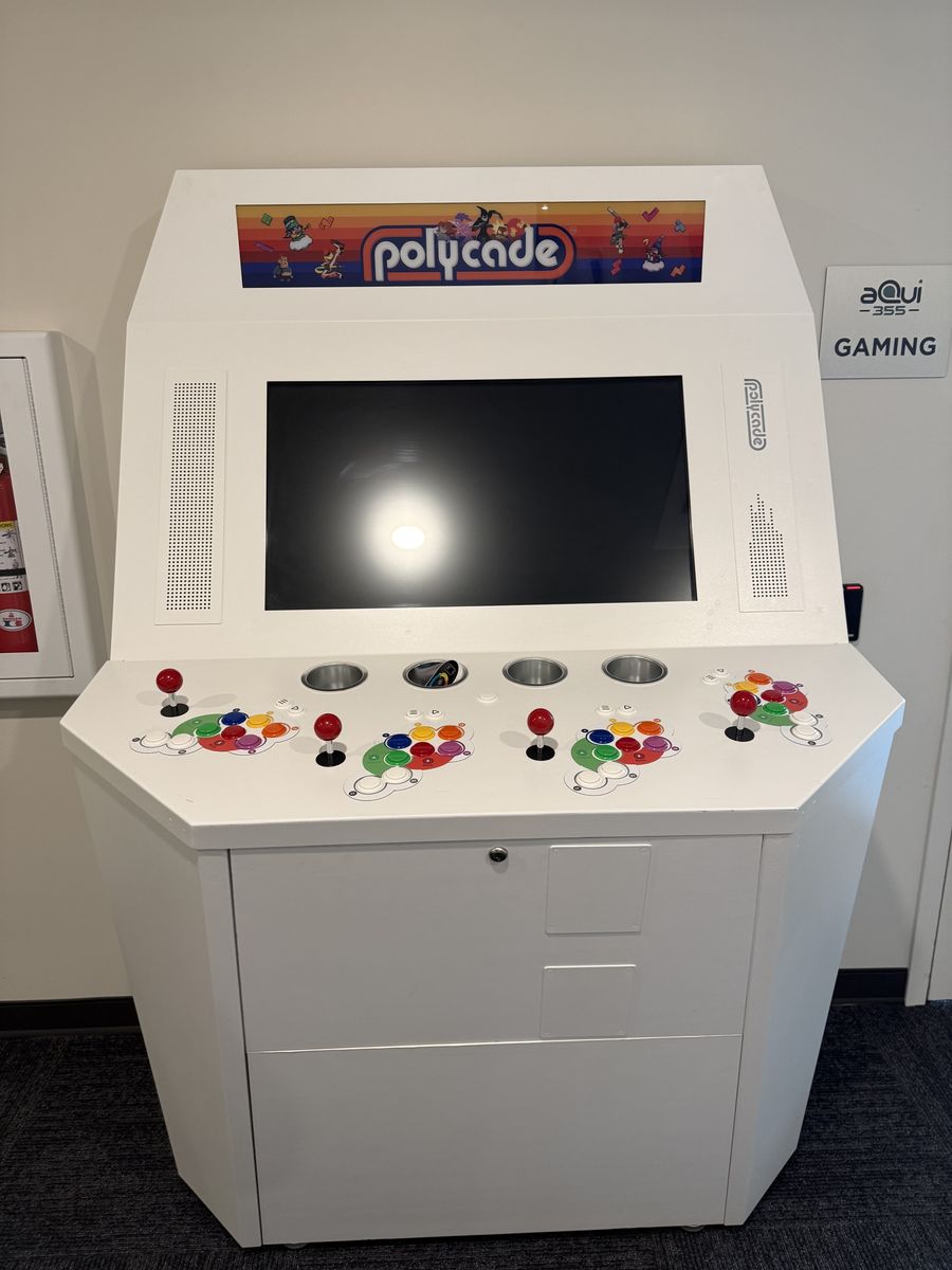 BRAND NEW POLYCADE 4-PLAYER ARCADE MACHINE – WORKS PERFECTLY!