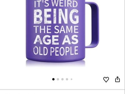 14 oz mug with handle