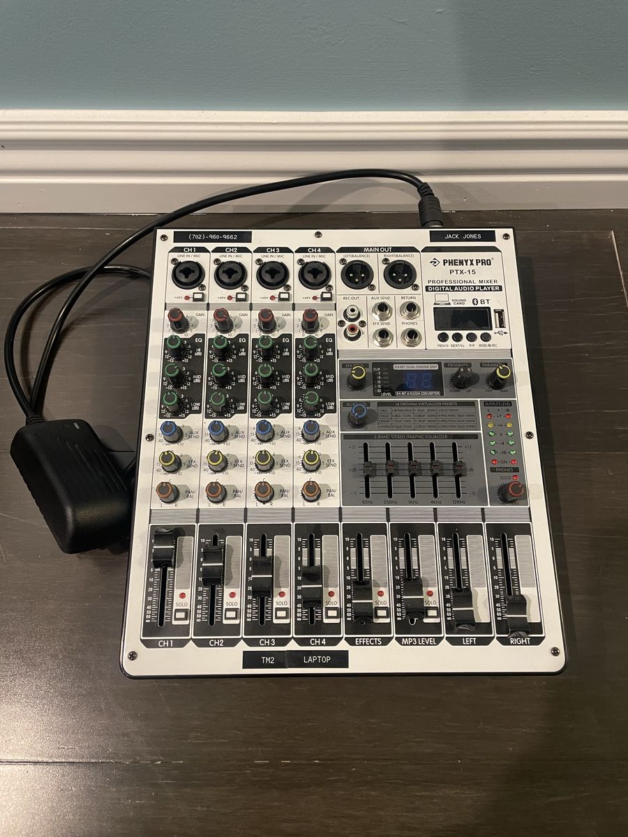Phenyx Pro PTX-15 4-Channel Mixer