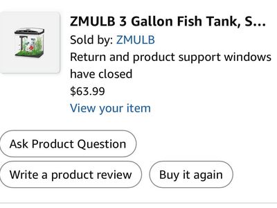 3 gallon smart fish tank with filter