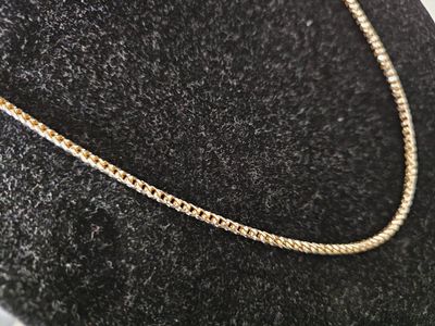 24" Franco Chain Necklace in 14k Gold 30.2 grams