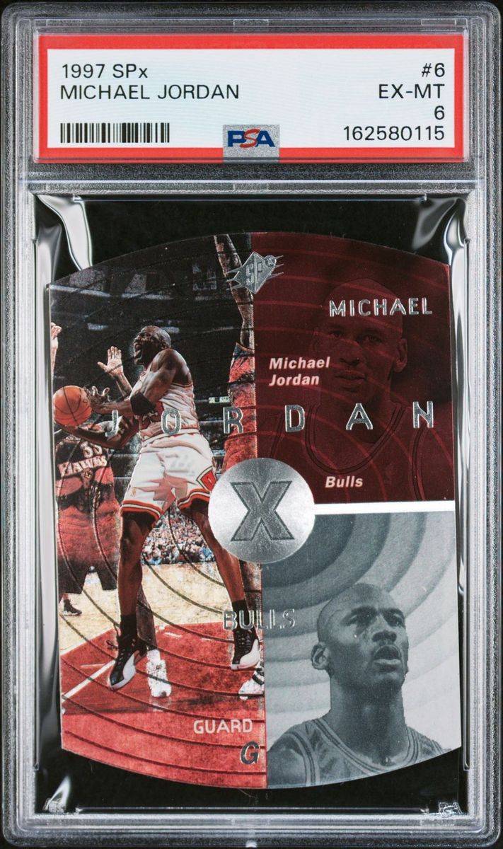 1997 SPx Michael Jordan #6 PSA 6 Chicago Bulls