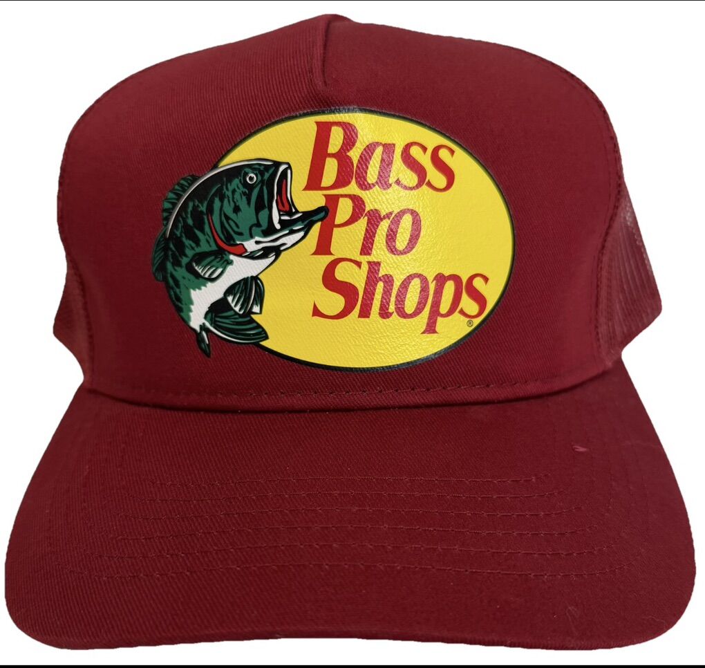 Bass Pro Shops Maroon Trucker Style Snapback