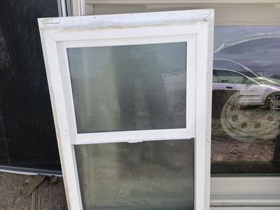 White Used Window