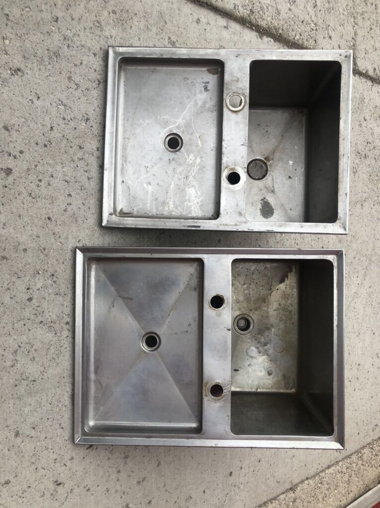 Commercial Stainless Steel Sink With Tray