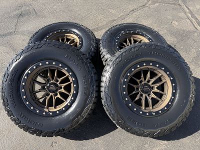 New 285/70r17 AT Bronze Lock 6x5.5 Chevy Tacoma GM
