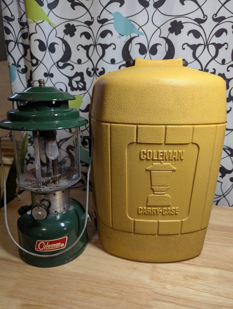 Coleman White gas lanterns with cases $40 each