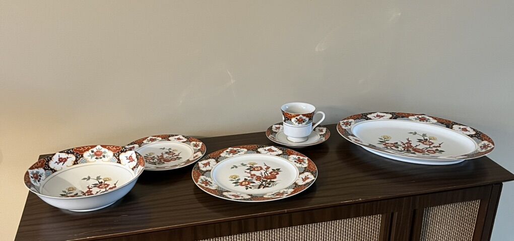 Fine Kyoto China Floral Pattern