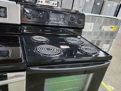 Whirlpool Electric Range Oven Black - 30" Coil Top Stove
