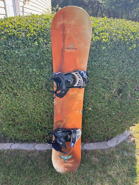 Snowboard with Bindings