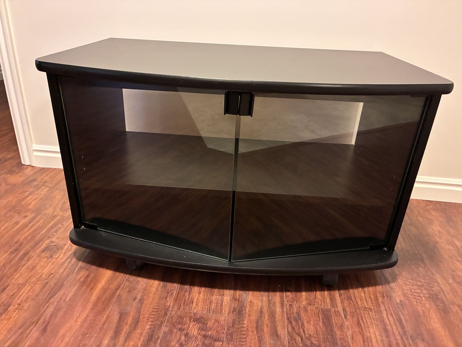 Entertainment-TV Stand Cabinet With Casters