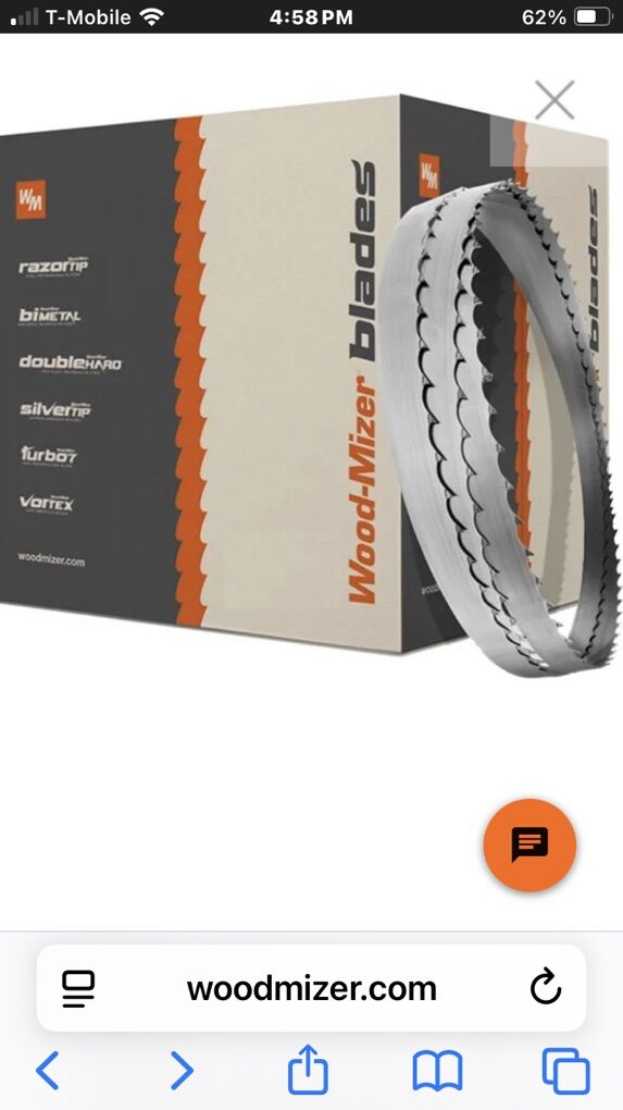 Wood-mizer Silver Tip 15- Blades