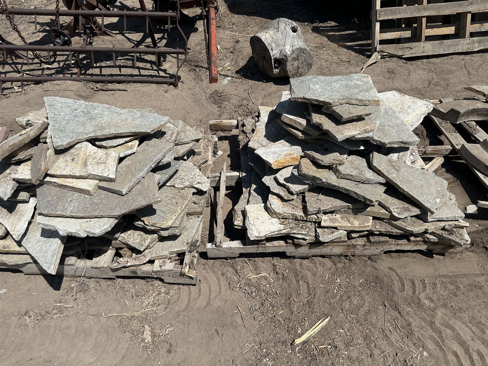 Flat Landscape rocks