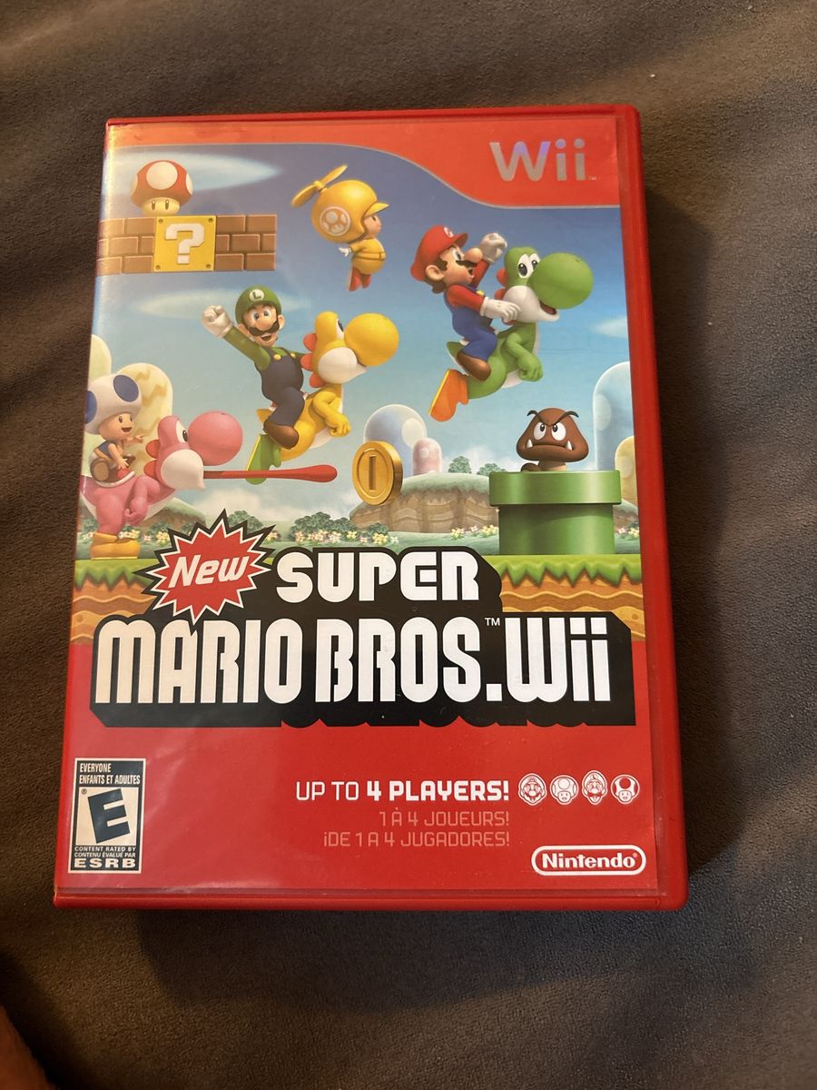 New Super Mario Bros. Wii Video Game - Nintendo Wii