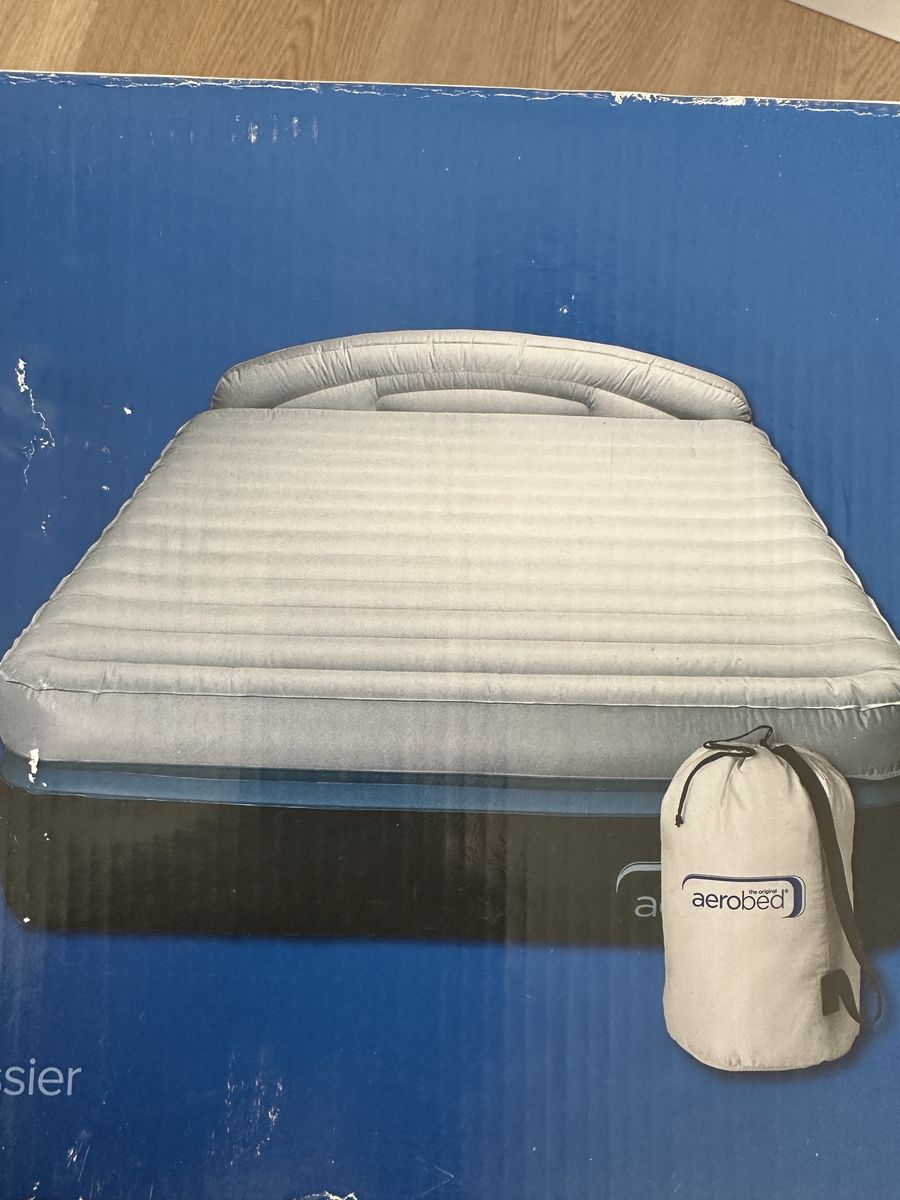 New Aerobed Queen Mattress & Headboard