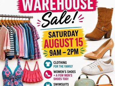 Retail Closeout Garage Warehouse Sale - Clothing, Shoes, Purses