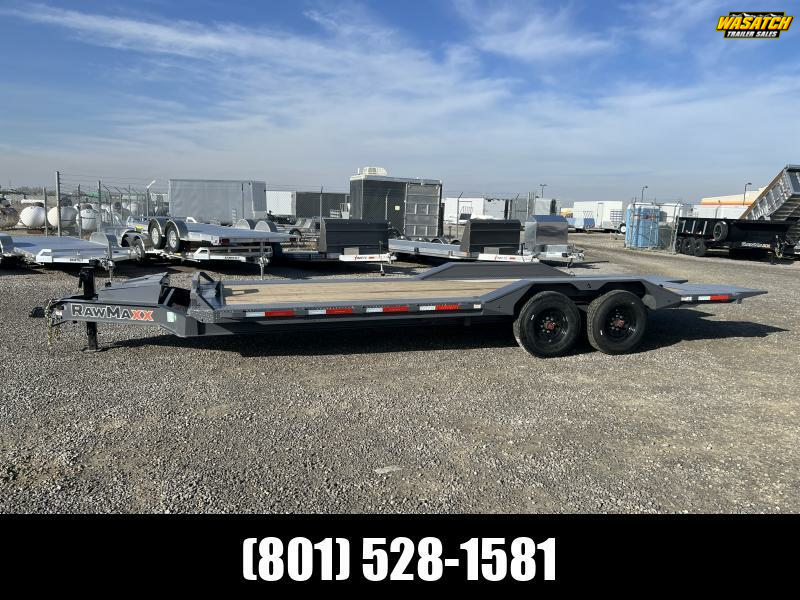 RawMaxx 8.5x24 FYH Low Pro Full Tilt Equipment Trailer