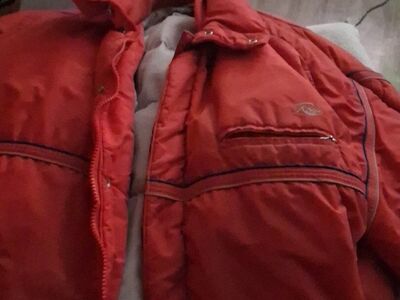 vintage Roffe ski coat, gift from warren miller