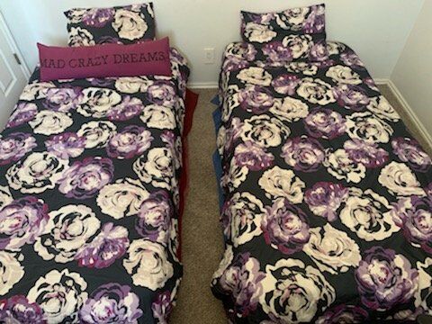 twin bed complete set (2)