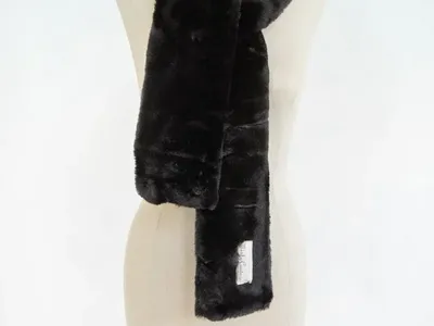 Minky Couture™ Black Lush Scarf