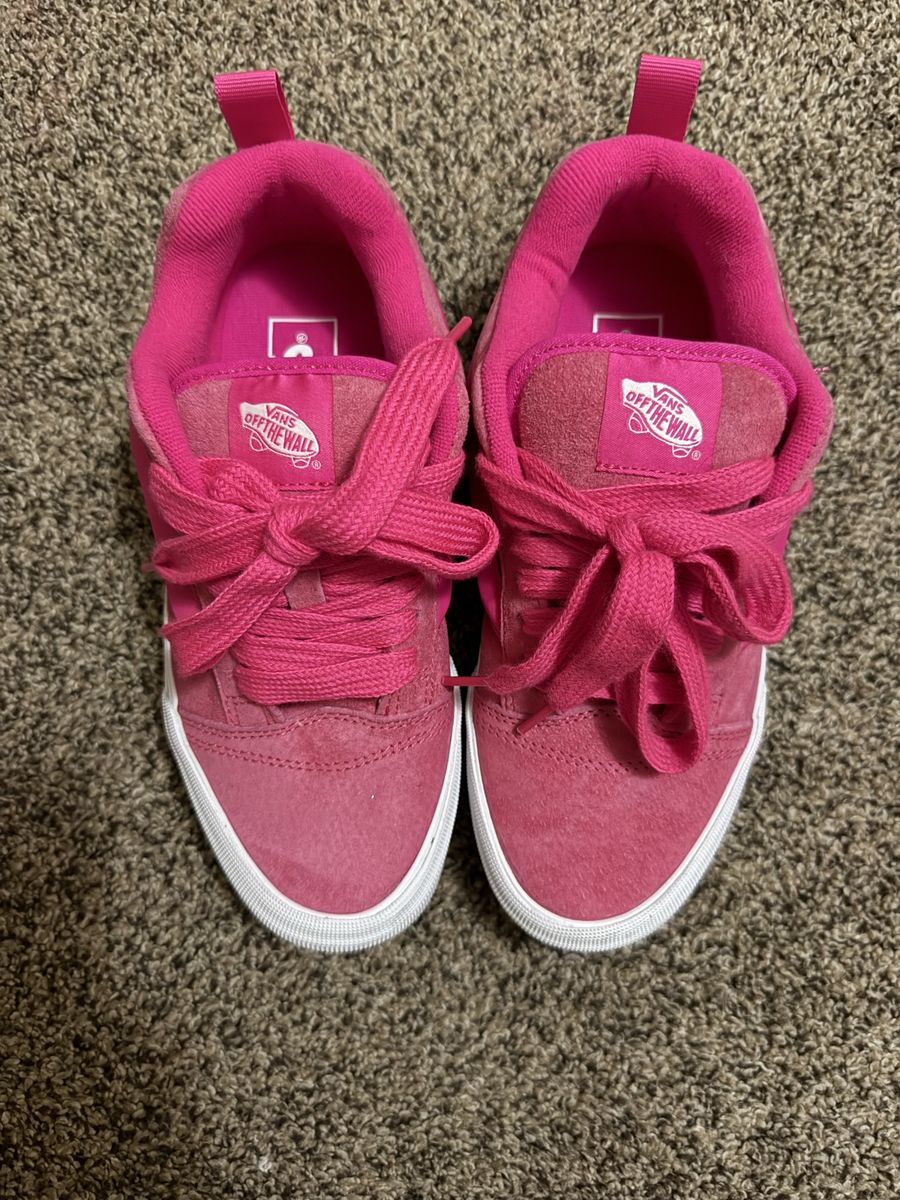 Vans Knu Skool Pink Suede Sneakers - Women's 8.0 / Men's 6.5 - New, Unworn