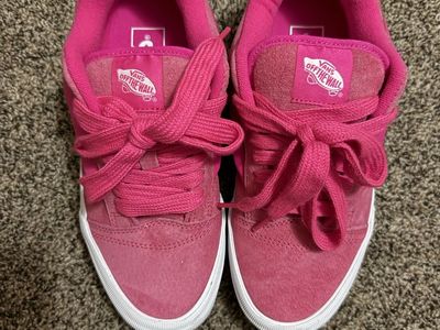 Vans Knu Skool Pink Suede Sneakers - Women's 8.0 / Men's 6.5 - New, Unworn