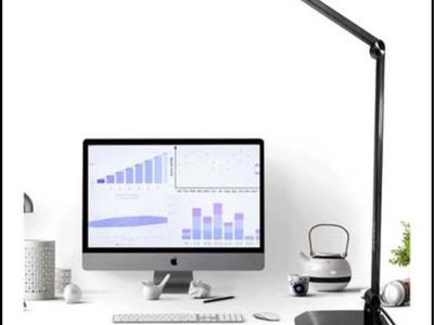 LED Desk Lamp Clamp Dimmable 3 Light Modes