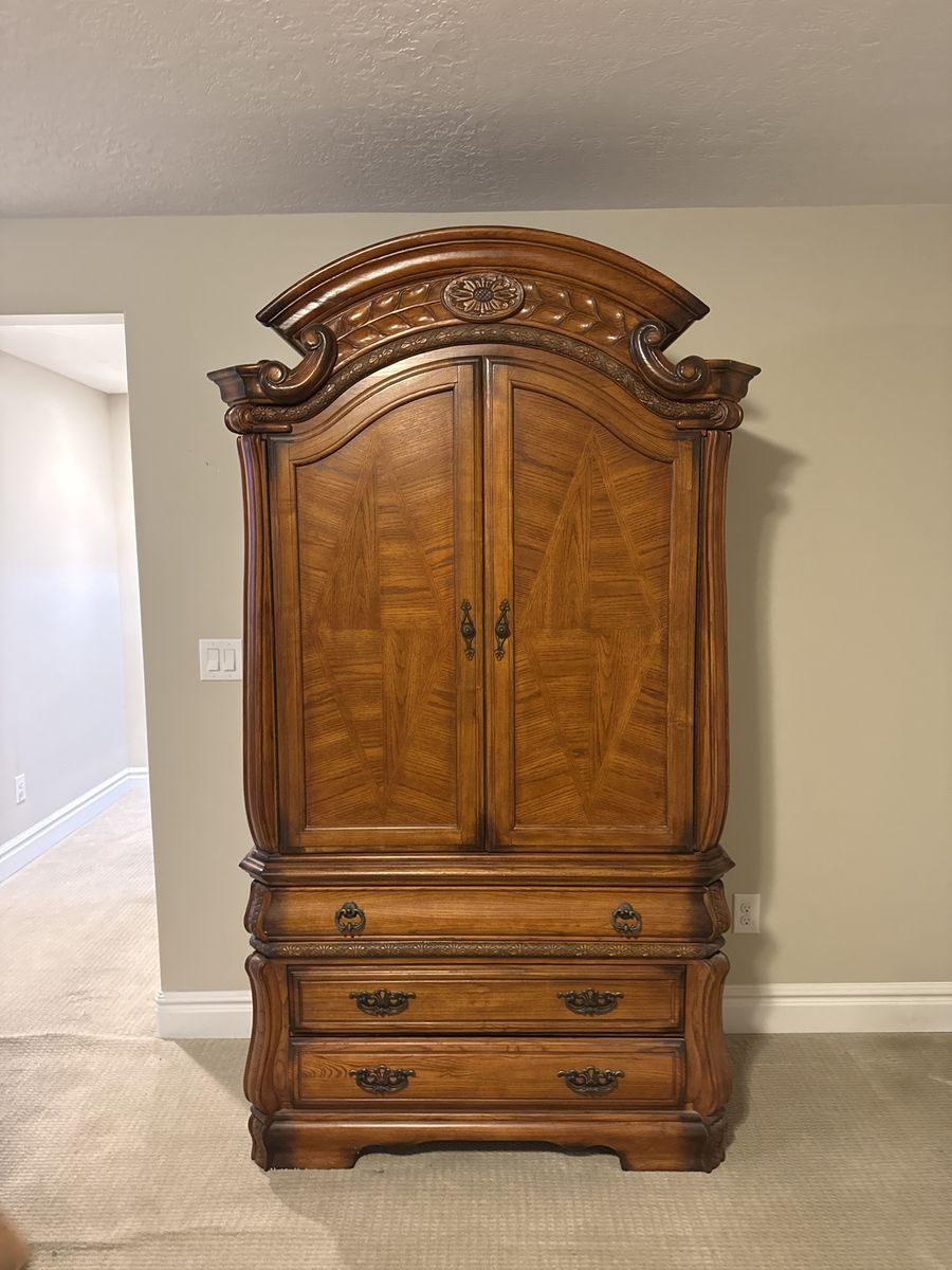 Large Solid Armoir