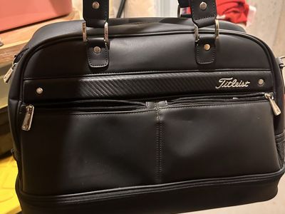 Titleist Golf Boston Duffle Bag Black Boston Bag Shoe Compartment