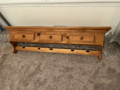 Quilt Rack With Shelf