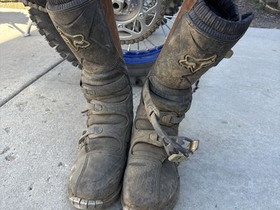 Mens fox Dirt Bike Boots Sz 11