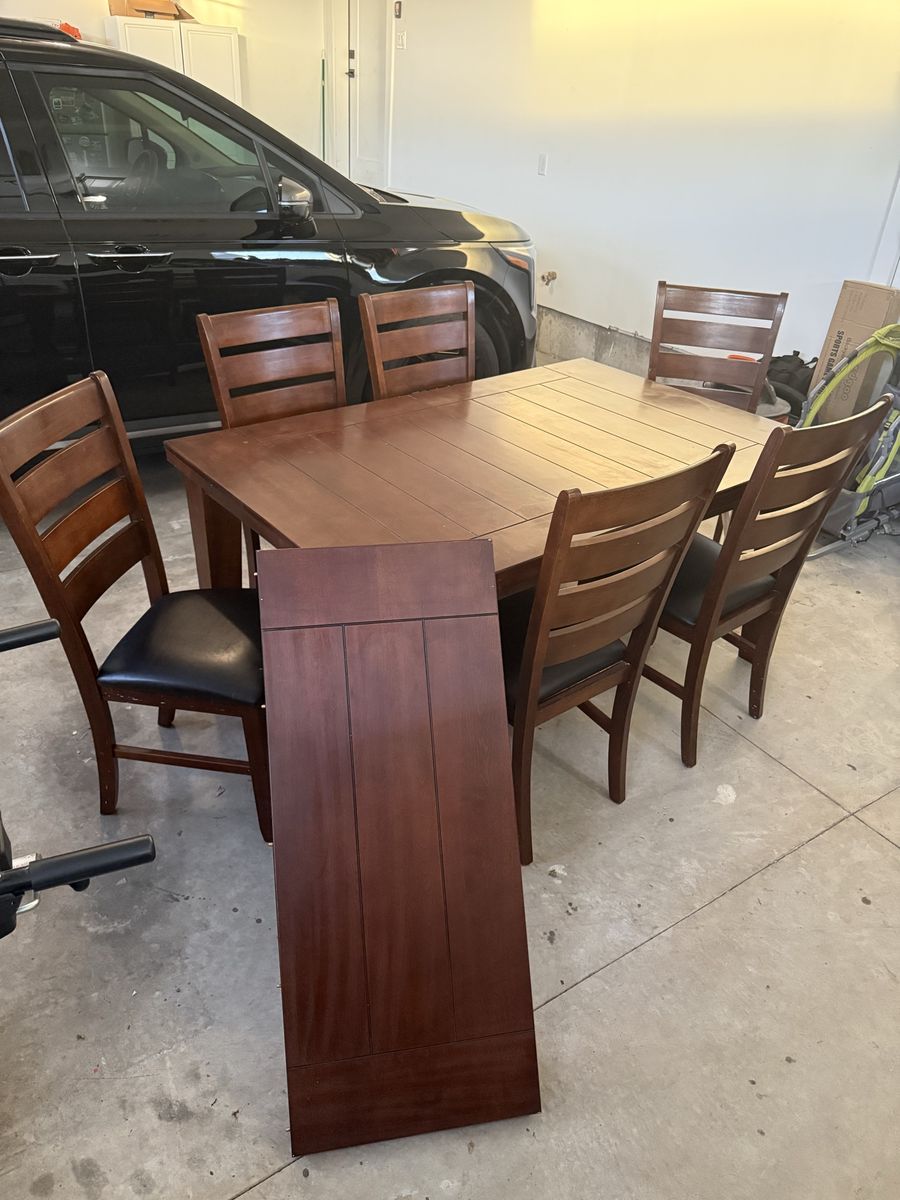 Real wood kitchen dining room set from RC Willey