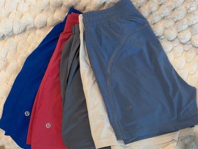 5 Pairs Lululemon Men’s Shorts – Like New – $300
