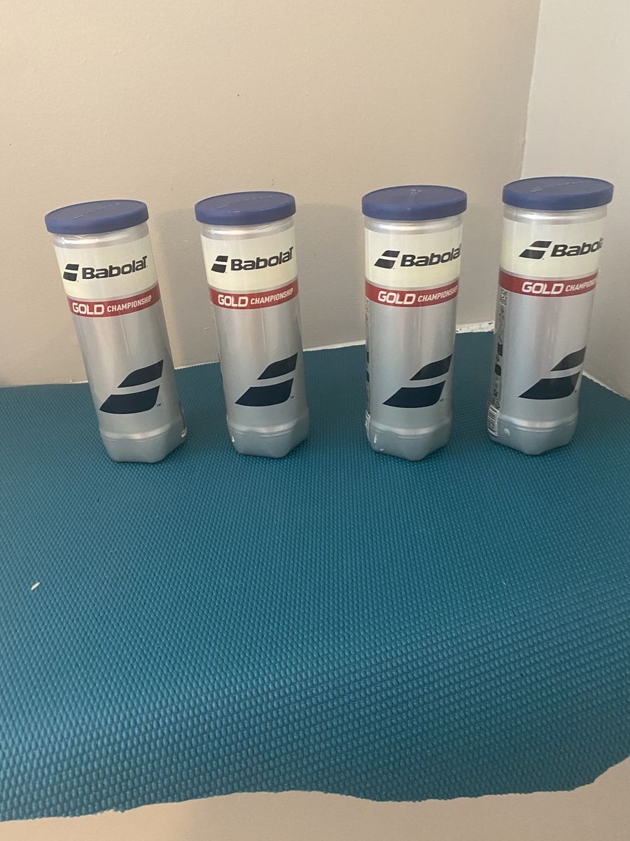 BABOLAT GOLD TENNIS BALLS 4 Cases 12 Balls