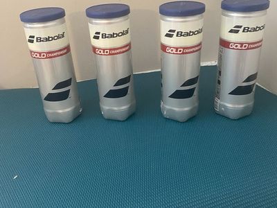 BABOLAT GOLD TENNIS BALLS 4 Cases 12 Balls