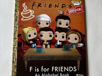 Funko Pop! Friends 'F is for FRIENDS' A Little Golden Book Alphabet Book New