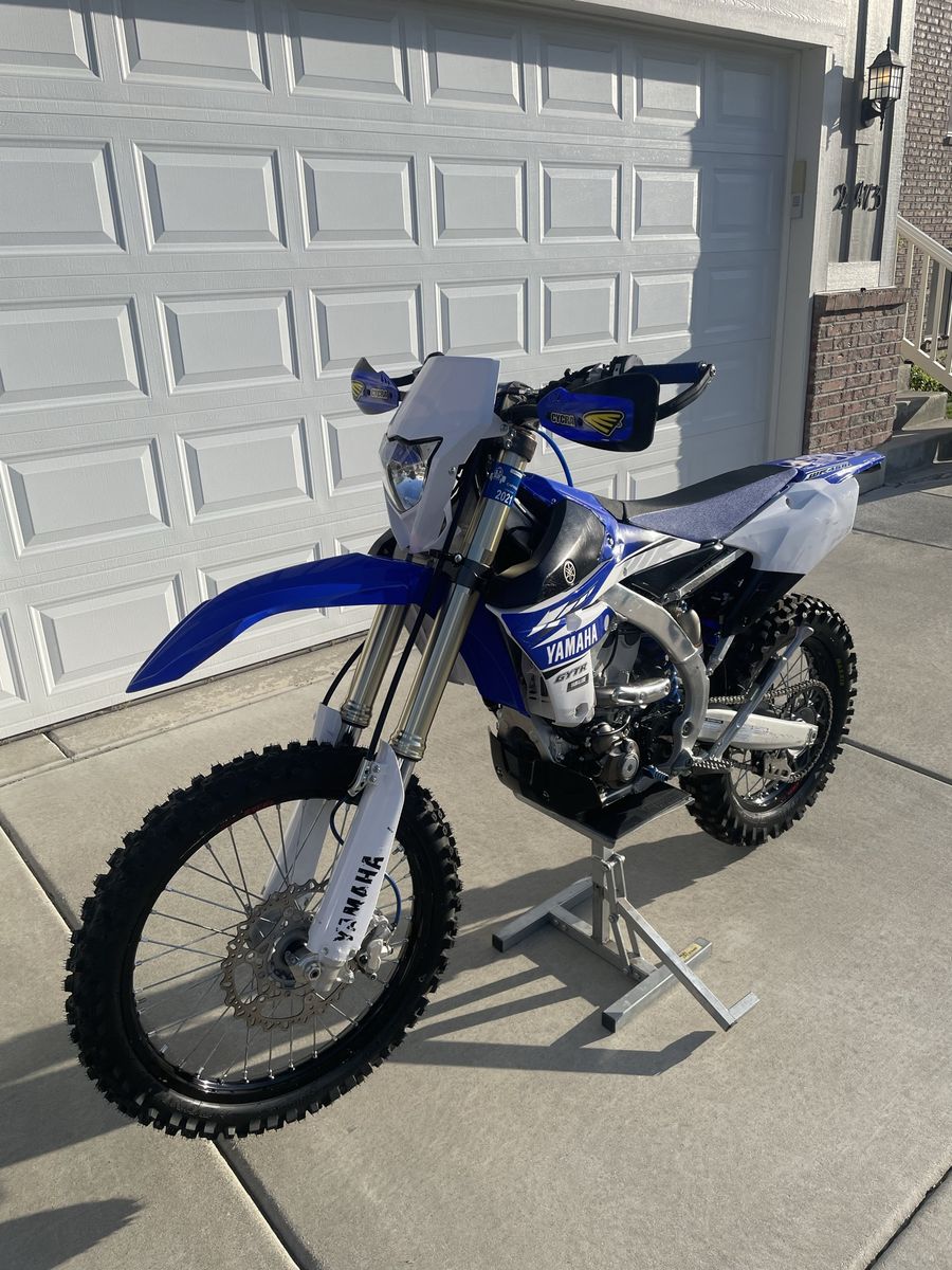 2017 Yamaha WR450F - Low Hours (35 Hrs), FMF 4.1, New Tires + Street Kit Included