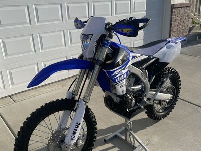 2017 Yamaha WR450F - Low Hours (35 Hrs), FMF 4.1, New Tires + Street Kit Included
