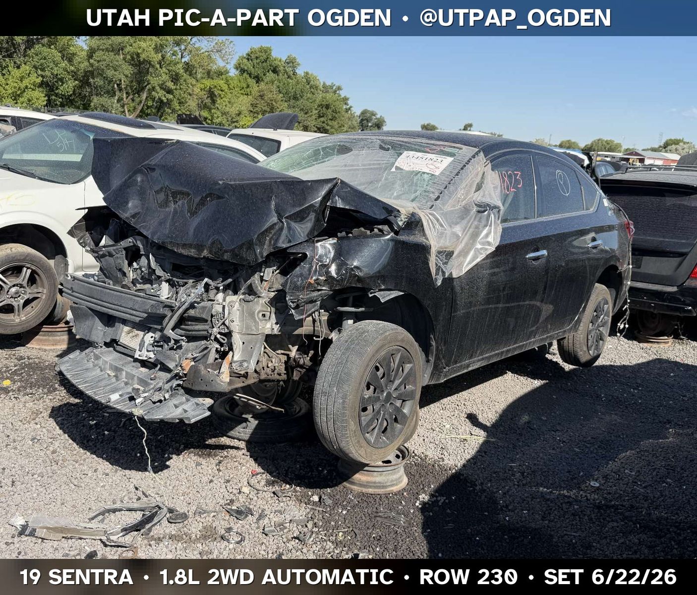 2019 Nissan Sentra Parts - UTPAP Ogden