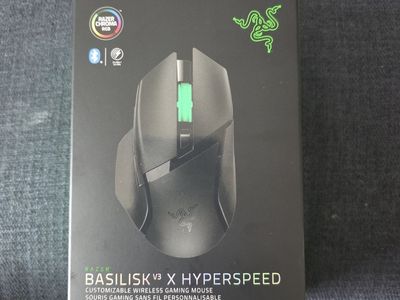 Razer Basilisk V3 X Hyperspeed Wireless Gaming Mouse - Chroma RGB, 9 Programmable Controls