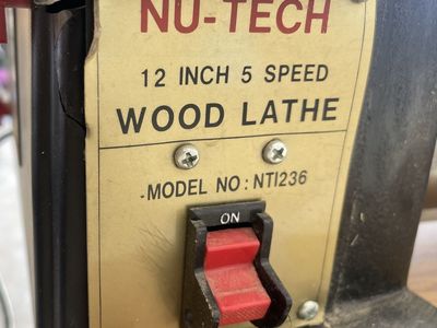 Nu-Tech 12”,5 speed wood lathe